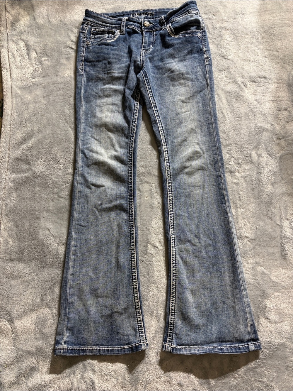Grace In LA Girls Jeans GBS465 Size 14